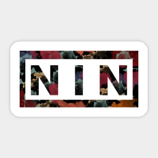 NIN watercolor Sticker